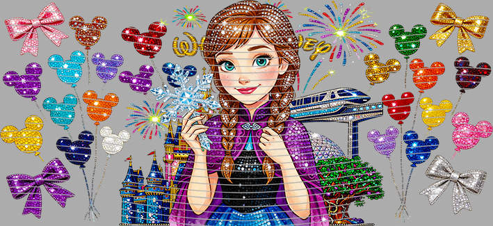 16oz Disney style-D-3505